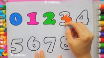 Coloring Numbers for Kids ♦ Learn Coloring Numbers & Make Numbers Colorful   Colors Numbers