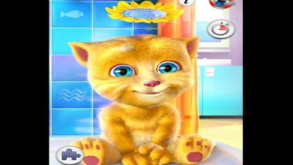 Learn colors for children with talking tom and his baby ginger 2017  - video for kids