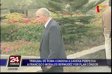 Francisco Morales Bermúdez no podría ser extraditado por su avanzada edad