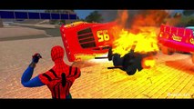 Disney Pixar Cars Spiderman Nursery Rhymes & Lightning McQueen Colors (Songs for Kids with Action)