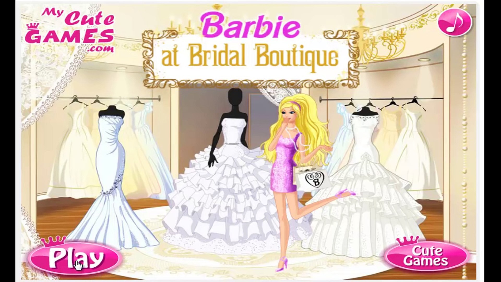 barbie wedding cartoon