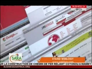 Special SARA: le stand du GROUPE WEBLOGY visité au SARA