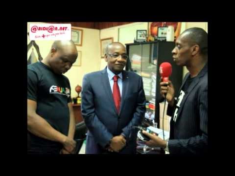 Femua 2015 / Jean Marie Somet, DG de CI Tourisme reçoit A'salfo et Claudy Siar