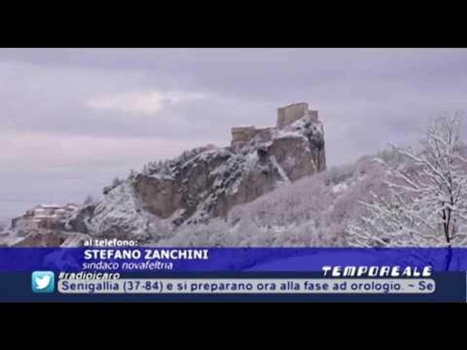 Allerta neve. Zanchini (Novafeltria): situazione per ora sotto controllo