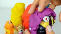 Paw patrol Play doh Kinder Surprise eggs Minions Disney Toys Tom and Jerry Egg