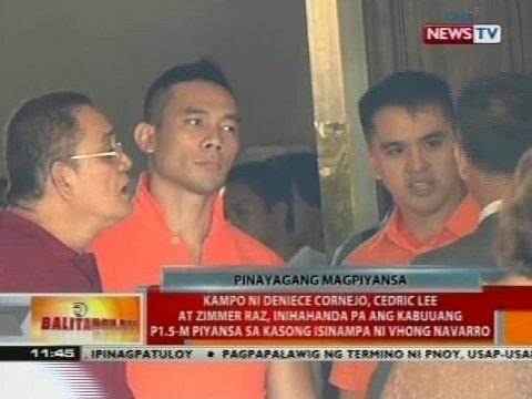 Kampo ni Deniece Cornejo, Cedric Lee at Zimmer Raz, inihahanda pa ang kabuuang P1.5-M piyansa