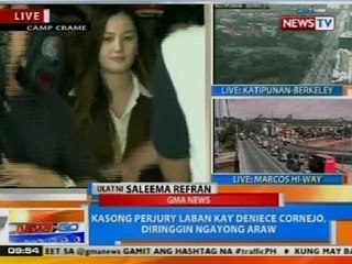 NTG: Kasong perjury vs. Deniece Cornejo, diringgin ngayong Martes