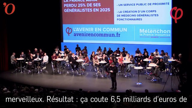 Comment financer le remboursement à 100% des soins de santé : Mélenchon a la solution