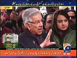 A journalist asks Khawaja Asif "Did Nawaz Sharif has ever built any charity organization like Shoukat Khanum Hospital et