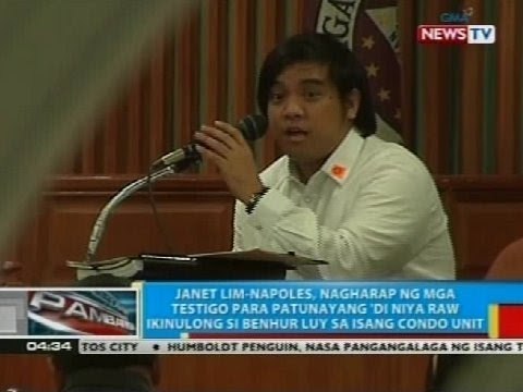 Napoles, nagharap ng mga testigo para patunayang 'di niya ikinulong si Benhur Luy