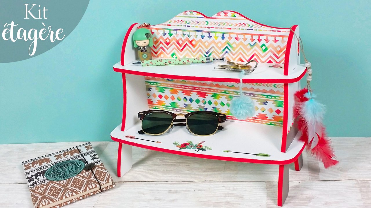 DIY - Tutoriel pour monter une petite etagere en bois a decorer et a poser chez vous