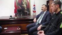 Zonguldak İl Emniyet Müdürü Metin Turanlı, Zonguldak Kömürspor'u Kulübünü ziyaret etti.