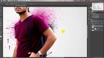 Photoshop tutorials - Splatter _ Dispersion photo manipulation Tutorial - Malik Chand & Studio SKT