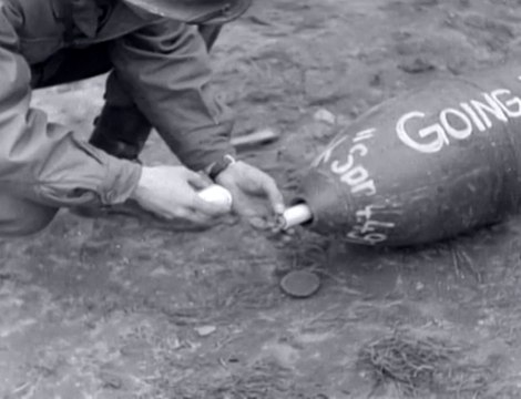 Captured German Rocket Artillery trial near Osnabrück, Germany (March 31, 1945)