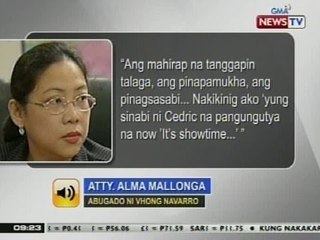 NTG: Atty. Mallonga, binatikos ang pahayag ni Cedric Lee na 'It's Showtime'