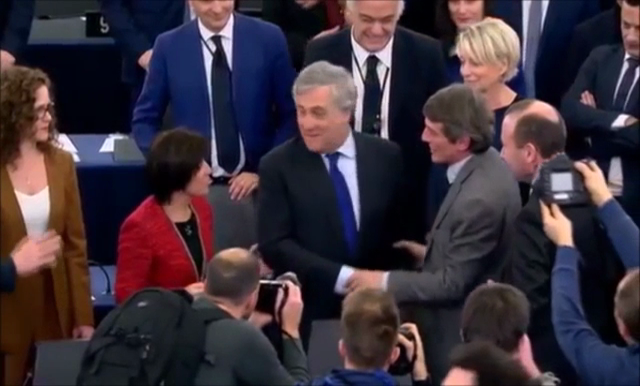 Video Strasburgo - Tajani eletto presidente del Parlamento europeo