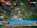 BP: Patay na sanggol, tinangkang ilibing sa isang bakanteng lote sa Cebu City