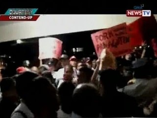 SONA: DBM Sec. Abad, halos kuyugin ng mga estudyante sa UP Diliman