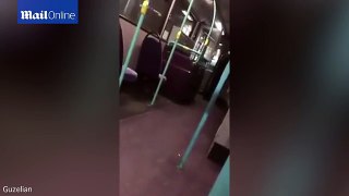 'Get off me!'- Confrontation between bus driver and teen