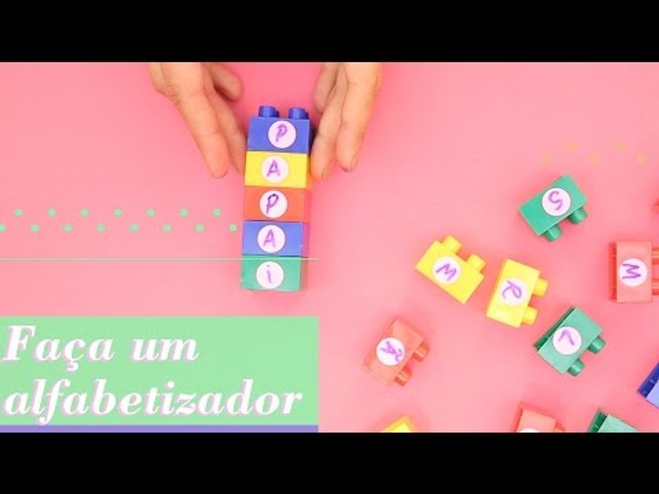 BRINCANDO DE LEGO ALFABETIZADOR
