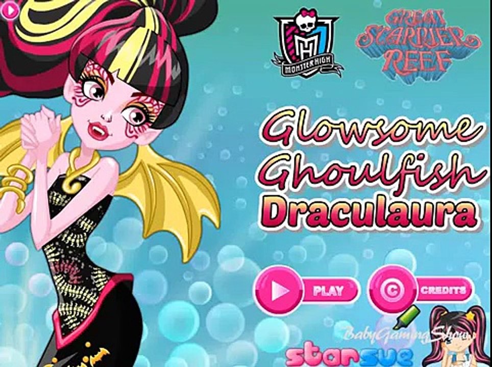 Baby Games For Kids - Glowsome Ghoulfish Draculaura