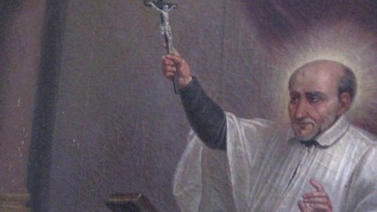 Saint-Justois : découverte d'un mystérieux tableau représentant saint Vincent de Paul