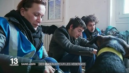 Sans-abri : des bureaux pour les héberger