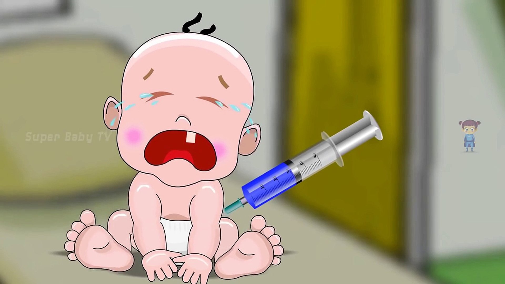 Funny Little Baby Injections in The Bottom | Learning Colors for Kids with  Baby Doll - video Dailymotion