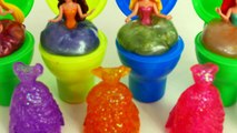 Disney Princess Magic Clip Dresses Toilet Slime Surprise Toys