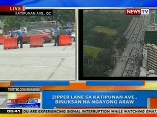 NTG: Zippler lane sa Katipunan Avenue, binuksan ngayong araw