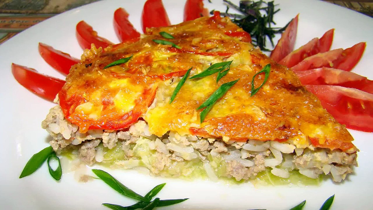 Запеканка с кабачками