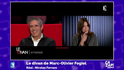 Carla Bruni fume en direct sur France 3, Julien Clerc se marre !