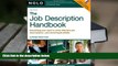 PDF [DOWNLOAD] The Job Description Handbook FOR IPAD