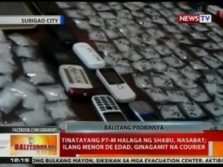 BT: Tinatayang P7-M halaga ng shabu, nasabat sa Surigao City