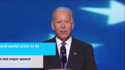Joe Biden: Russia is trying to take down democracy around the world