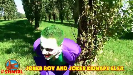 Joker Girl vs Bad Baby Joker! Frozen Elsa Joker Boy & Joker Messy Pie Prank Funny Superhero Video 4K