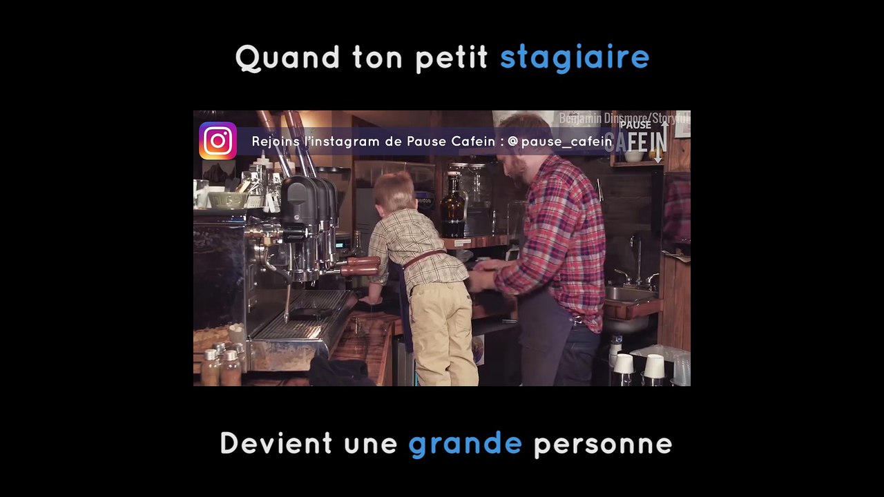 Mini Barman fait du café