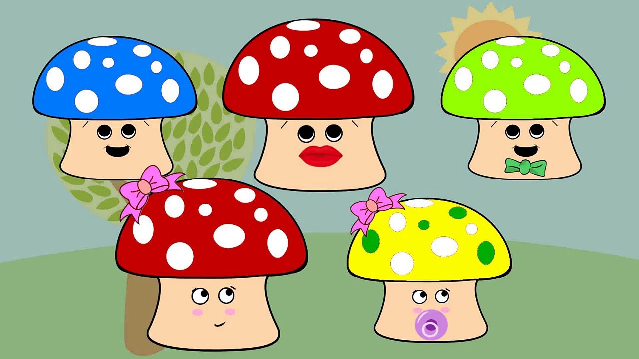 Finger Family Song with Mushrooms Kids Nursery Rhymes from Fun Finger