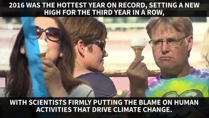 2016 was Earth's hottest year on record