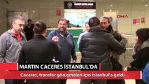 Martin Caceres Trabzonspor için İstanbul'da