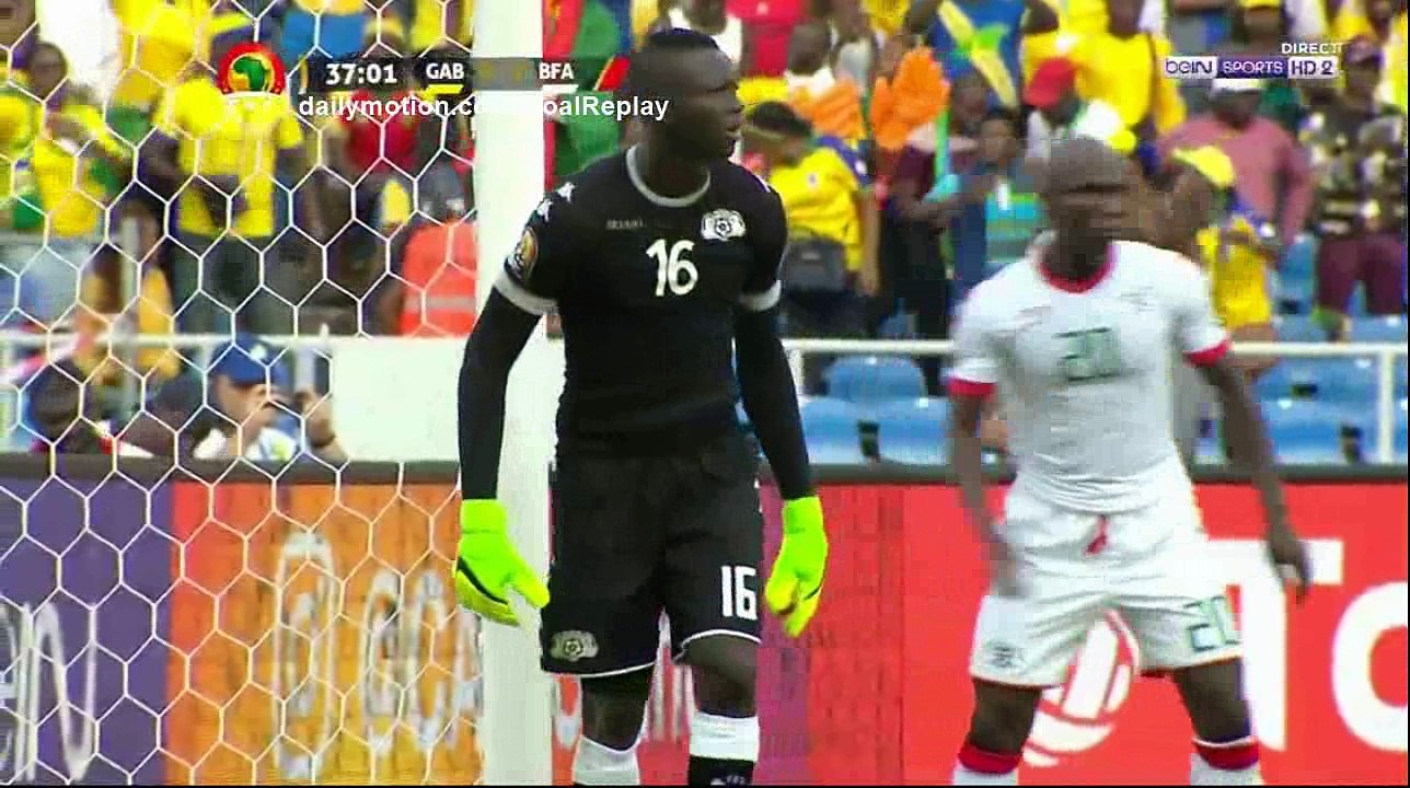 Pierre-Emerick Aubameyang penalty Goal HD - Gabon 1 - 1 Burkina Faso - 18.01.2017