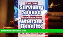 BEST PDF  What Every Surviving Spouse Should Know About Veterans Benefits FOR IPAD