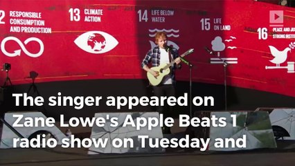 Donald Trump stopped Ed Sheeran from releasing his album two months ago