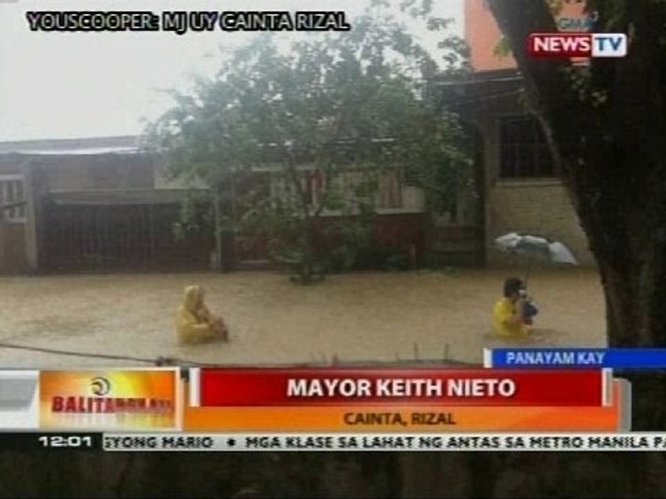 BT: Baha, patuloy na tumataas; ilan pang residente, naghihintay na ma-rescue