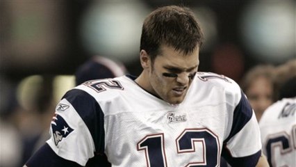 Tom Brady intercepted by Marlin Jackson to end game