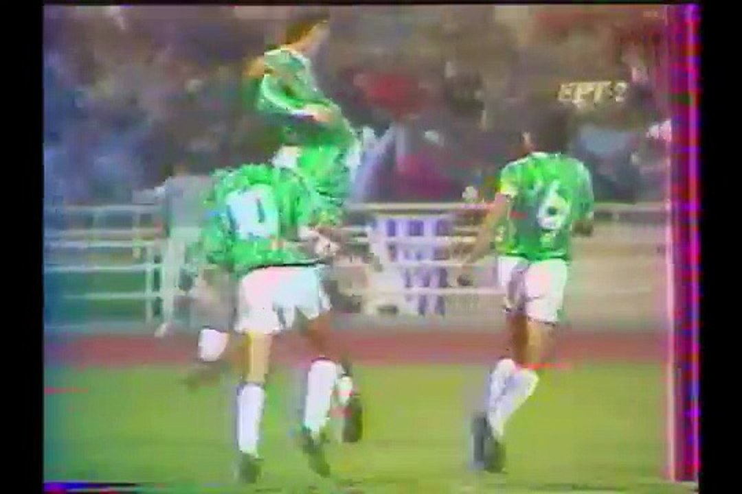 01.10.1986 - 1986-1987 European Champion Clubs' Cup 1st Round 2nd Leg Panathinaikos FC 2-1 FK Crvena Zvezda (Only First 2 Goal)