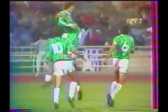 01.10.1986 - 1986-1987 European Champion Clubs' Cup 1st Round 2nd Leg Panathinaikos FC 2-1 FK Crvena Zvezda (Only First 2 Goal)