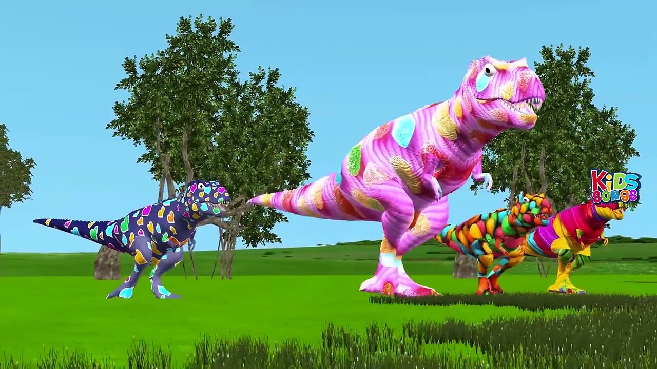 New Gaint Dinosaurs Finger Family Songs | Animals Mega Baby Finger ...