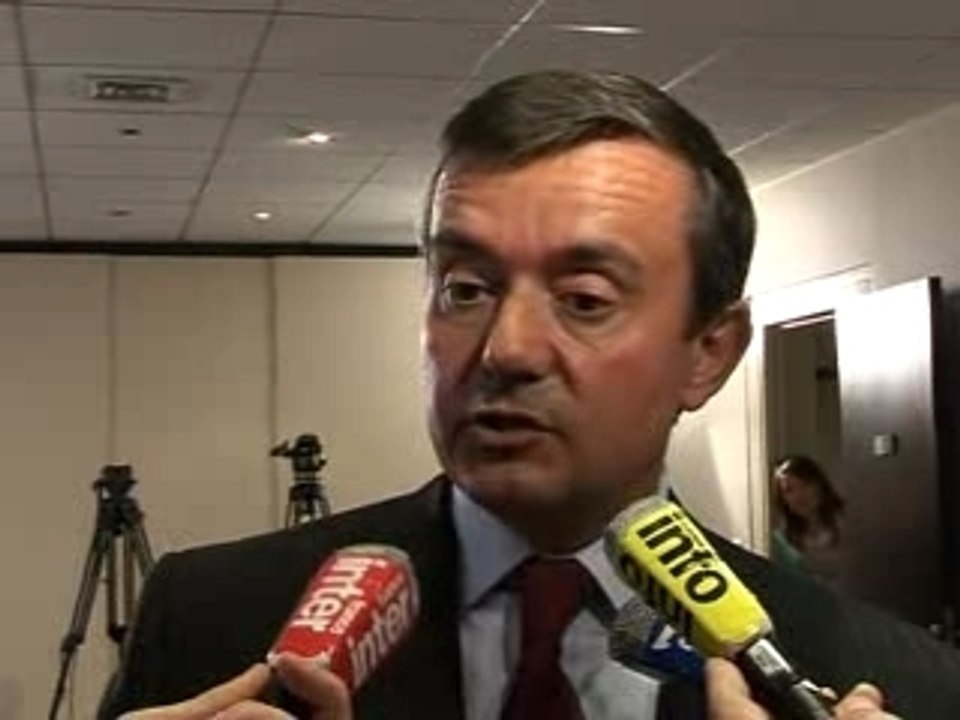 Yves Jego à la conférence de presse UMP