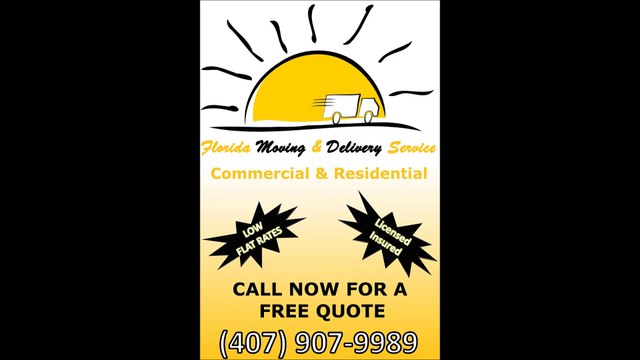 Florida Moving and Delivery Service - (407) 907-9989